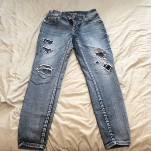 Comfortable ripped jeggings